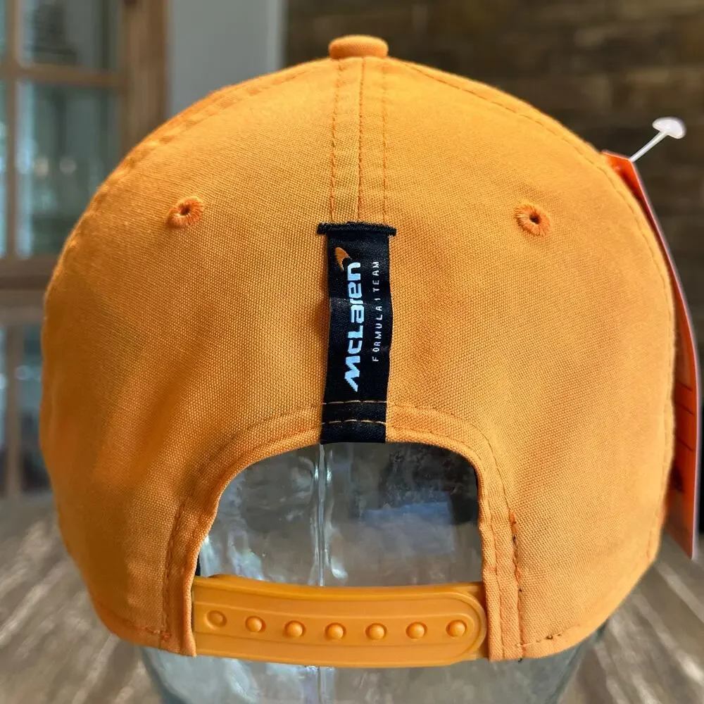 NWT New Era 9FORTY McLaren Formula 1 Team Adjustable Strapback Hat Cap Orange